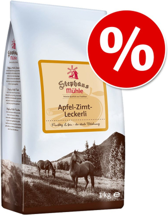 Vorratspaket: Stephans Mühle Pferdeleckerlis 15 x 1 kg - Apfel-Zimt