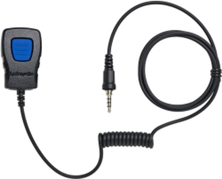 Lafayette Transmitter Button Long Cable 3.5mm 4-pin Black Tillbehör jaktradio OneSize