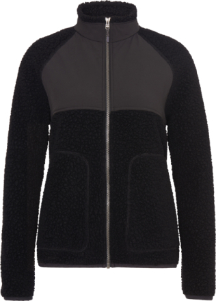 Varg Varg Women's Vargön Fat Wool Jacket Black Granite Långärmade vardagströjor XL
