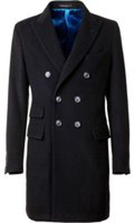 Cappotto da uomo su misura, Lanificio Piemontese, Blu in Cashmere, Autunno Inverno | Lanieri