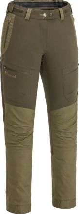 Pinewood Women's Finnveden Hybrid Extreme Trousers D.Olive/H.Olive Friluftsbyxor 42