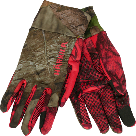 Härkila Moose Hunter 2.0 Fleece Gloves MossyOak®Break-Up Country®/MossyOak®Red Jakthandskar L