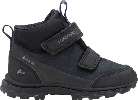 Viking Footwear Viking Footwear Kids' As​k​ Mi​d​ F Gore-Tex Black/Charcoal Friluftsstøvler 30