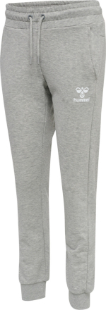 Hummel Women's hmlNONI 2.0 Regular Pants Grey Melange Hverdagsbukser M