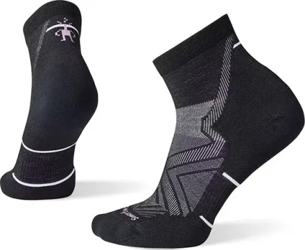 Smartwool Women's Run Targeted Cushion Ankle Socks Black Träningsstrumpor M