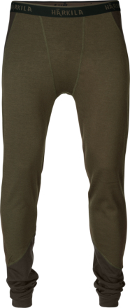 Härkila Men's Base Warm Baselayer Pant Willow green/Shadow brown Undertøy underdel XL