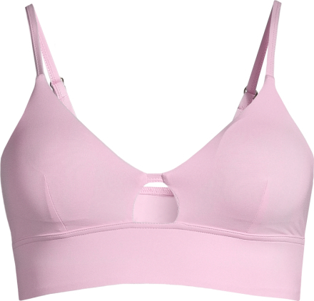Casall Women's Triangle Cut-Out Bikini Top Clear Pink Badetøy 44