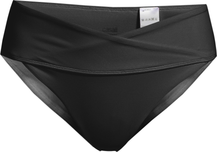 Casall Women's High Waist Wrap Bikini Brief Black Badetøy 36