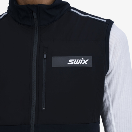 Swix Men's Focus Warm Vest Black Ovadderade västar S