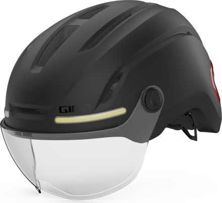 Giro Giro Ethos LED Mips Shield Mat Black Sykkelhjelmer S