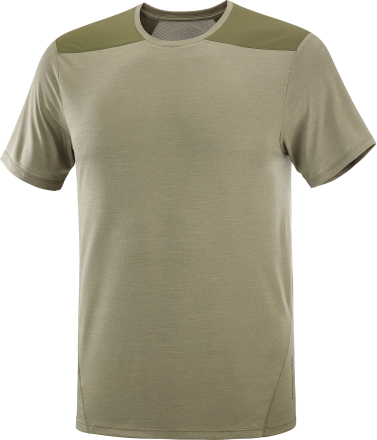 Salomon Men's Outline SS Tee DUSKY GREEN/Grape Leaf T-shirts M