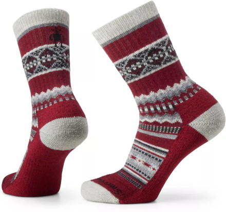 Smartwool Everyday Snowed In Sweater Crew Socks Tibetan Red Vardagsstrumpor M