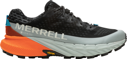 Merrell Men's Agility Peak 5 GORE-TEX Black/Tangerine Løpesko 43.5