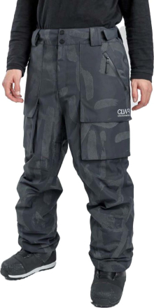 ColourWear Unisex Mountain Cargo Pants Reflective Reflective Black Skibukser S