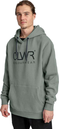 ColourWear Men's Core Hood Grey Green Långärmade vardagströjor XL