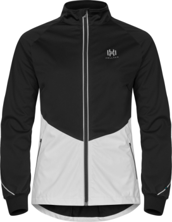 Hellner Women's Suola XC Ski Jacket Black/White Treningsjakker L