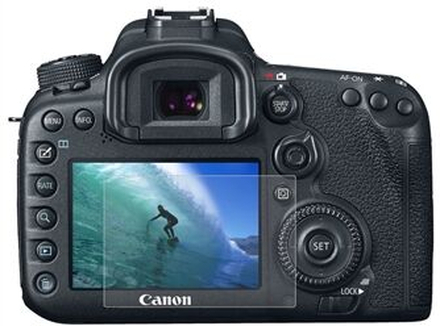 PULUZ PU5504 til Canon 7D Mark II kamera hærdet glas skærmbeskyttelsesfilm 0,3 mm 9H 2,5D