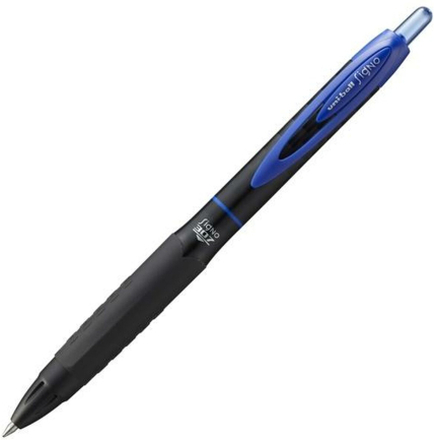 Penna för flytande bläck Uni-Ball Rollerball Signo UMN-207F Blå 0,4 mm