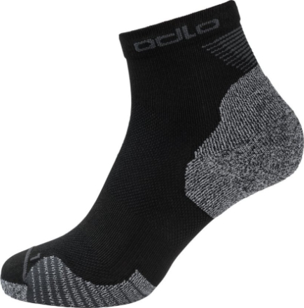 Odlo Ceramicool Running Quarter Socks Black Treningssokker 39-41