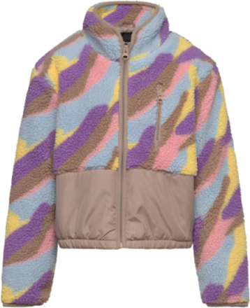 Nkfmolla Teddy Jacket Outerwear Fleece Outerwear Fleece Jackets Multi/patterned Name It