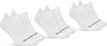 Gripgrab Classic No Show Summer Socks 3-Pack White Treningssokker L (44-47)