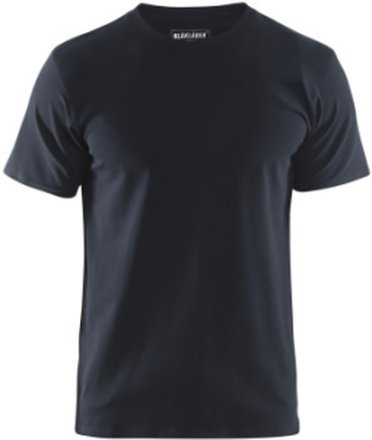 T-shirt slim fit Mørk Marinebl
