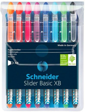 Pennset Schneider Slider Basic Multicolour 8 Delar
