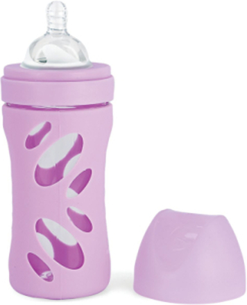 Twistshake Anti-Colic Glass Bottle 260Ml Pastel Purple Baby & Maternity Baby Feeding Baby Bottles & Accessories Baby Bottles Purple Twistshake