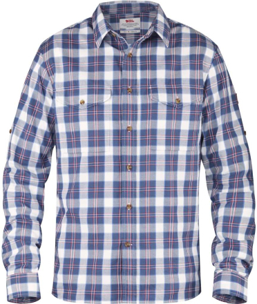 Fjällräven Men's Singi Flannel Shirt LS Uncle Blue Langermede skjorter XL