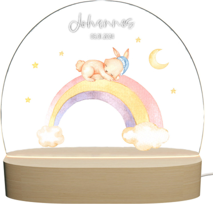 Personalisierte Rainbow Nachtlichter – Traumhafte Lichter für Kinderzimmer