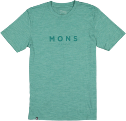 Mons Royale Mons Royale Zephyr Merino Cool T-Shirt Smokey Green Kortermede trøyer S