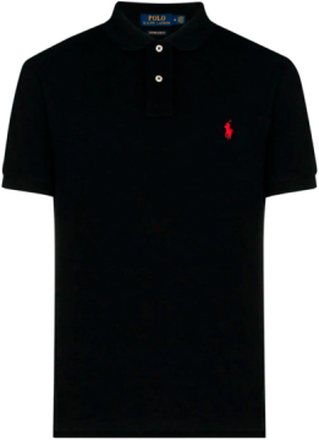 Ralph Lauren Custom Slim Fit Polo Black