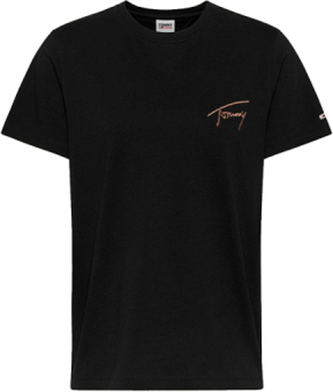 Tommy Hilfiger Women Relaxed Signature Tee Black