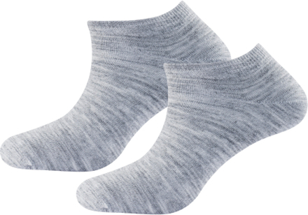 Devold Daily Shorty Sock 2-Pack Grey Melange Hverdagssokker 36-40
