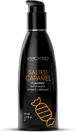 Wicked Aqua Salted Caramel Flavored Lubricant 60 ml
