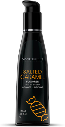Wicked Aqua Salted Caramel Flavored Lubricant 120 ml