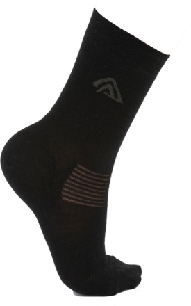 Aclima Wool Liner Socks Jet Black Hverdagssokker 44-48