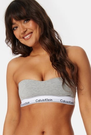 Calvin Klein Lightly Lined Bandeau Grey S