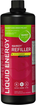 Squeezy Liquid Energy Refiller Booster Citron + koffein, 1L