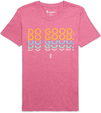 Cotopaxi Cotopaxi Women's Do Good Repeat Organic T-Shirt Sangria Kortermede trøyer XL