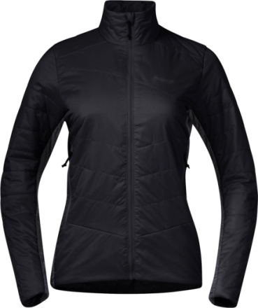 Bergans Women's Rabot V2 Insulated Hybrid Jacket Black/Solid Charcoal Lättvadderade vardagsjackor S