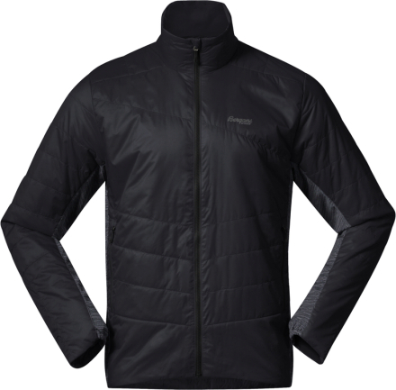 Bergans Men's Rabot V2 Insulated Hybrid Jacket Black/Solid Charcoal Lättvadderade vardagsjackor XL
