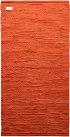 Cotton Home Textiles Rugs & Carpets Cotton Rugs & Rag Rugs Orange RUG SOLID