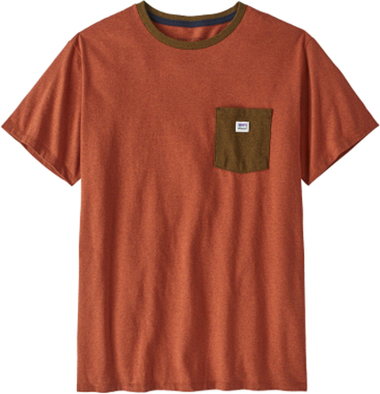 Patagonia Patagonia Shop Sticker Pocket Responsibili-Tee Henna Brown T-shirts XL