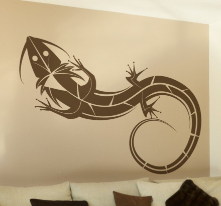 Decoratie Salamander Muursticker