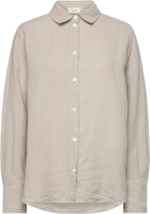Bold Shirt Tops Shirts Linen Shirts Grey A Part Of The Art