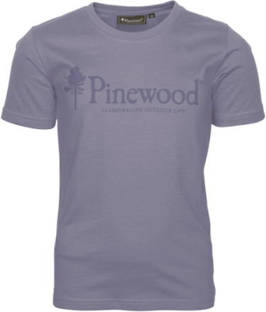 Pinewood Pinewood Kids' Outdoor Life T-Shirt L.Lilac T-shirts 176