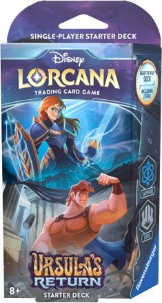 Disney Lorcana Trading Card Game Ursula's Return Sapphire and Steel Starter Deck