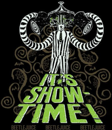 Beetlejuice It's Show-Time Women's T-Shirt - Black - XS - Schwarz