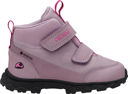Viking Footwear Viking Footwear Kids' As​k​ Mi​d​ F Gore-Tex Dusty Pink/Magenta Friluftsstøvler 31